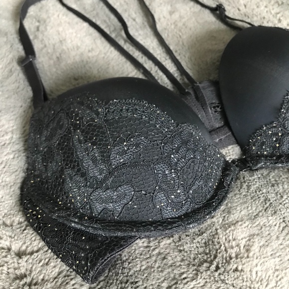La SENZA Black Racer Back Bra 32C/34B - Picture 2 of 9